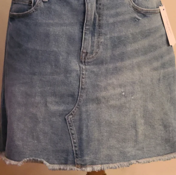 NWOT Calvin Klein blue jean skirt size 30 - Picture 2 of 13